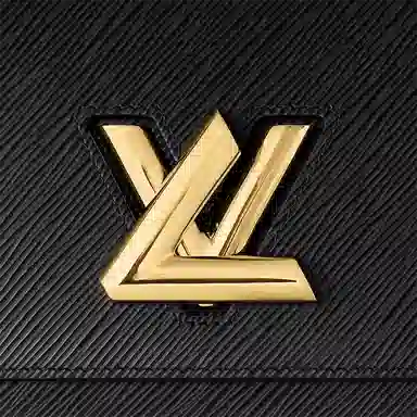 Louis Vuitton Twist Epi Medium Shoulder Bag Black