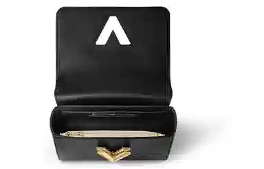 Louis Vuitton Twist Epi Medium Shoulder Bag Black