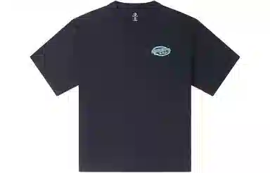 Converse Logo Print T-Shirt Black