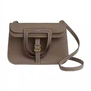 HERMES Halzan 25 Clemence 18 Etoupe