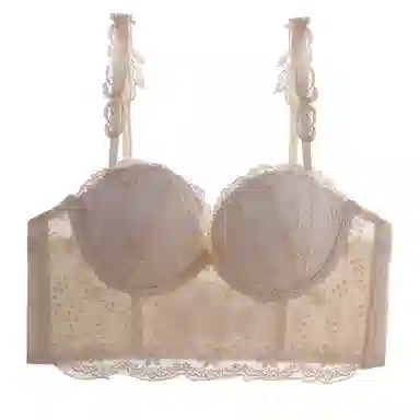 内在密码 纯色蕾丝小胸聚拢防下垂收副乳胸罩无钢圈文胸