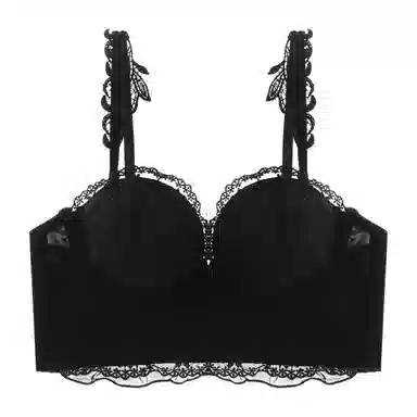 内在密码 纯色蕾丝小胸聚拢防下垂收副乳胸罩无钢圈文胸