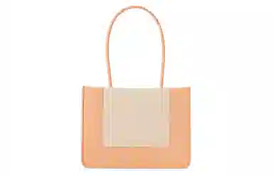 CHARLESKEITH ck Tote CreamNavyOrange