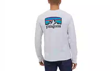 patagonia Men's Long-Sleeved Fitz Roy Horizons Responsibili-Tee LogoT