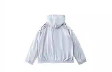 LAMLICKA Hooded Zip-Up Jacket Grey