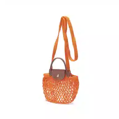 LONGCHAMP Le Pliage Filet 17 Orange