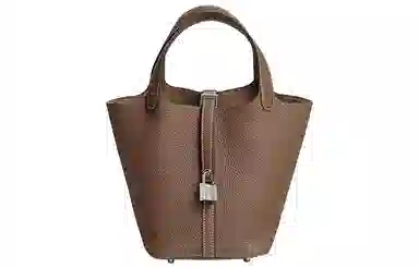 HERMES Picotin Lock 18 Clemence 18 Etoupe