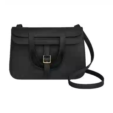 HERMES Halzan 25 Clemence Noir