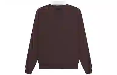 Fear of God Essentials Waffle Henley Rugby Plum