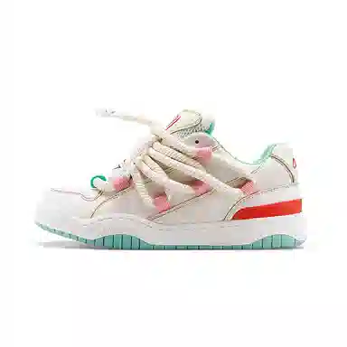 Cat & Sofa Dreadlock Series White Red