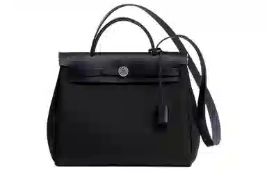 Hermes Herbag Zip 31 Black/Blue