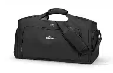 轻骑者 潮流大容量运动健身游泳便携旅游外出露营内置干湿分离独立鞋仓 织物 旅行包斜挎包健身包 大号 男女同款情侣款 米白