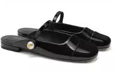 Charles & Keith PU Mules