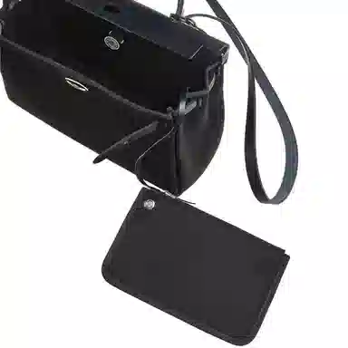 Hermes Herbag Zip 31 Black/Blue
