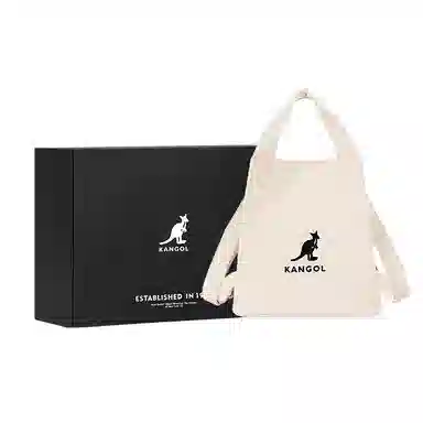 KANGOL Canvas Small Square Bag