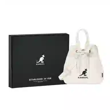 Kangol Tote Bag Black/Off-White