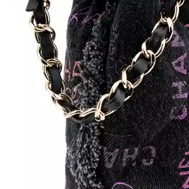 Chanel 22P Max Bucket Bag Black