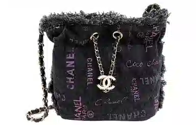 Chanel 22P Max Bucket Bag Black