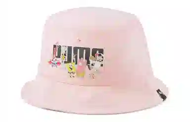 PUMA Spongebob Kids Bucket Hat Pink