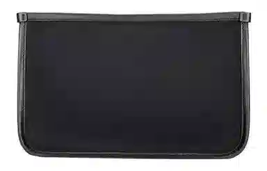 Ferragamo Logo Print Clutch Black