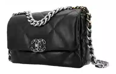 Chanel 19 Bag Black Silver