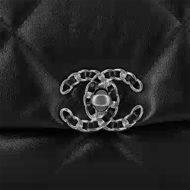 Chanel 19 Bag Black Silver