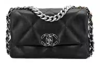 Chanel 19 Bag Black Silver