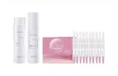 透真 美白次抛精华液烟酰胺冻干粉提亮保湿水乳套装