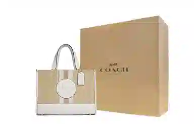 COACH Dempsey 30 Logo Tote