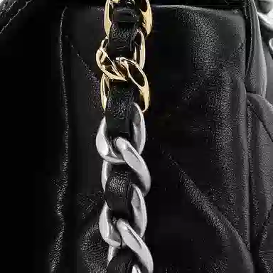 Chanel 19 Bag Black Silver