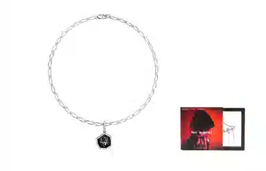 名工 欲念系列蜘蛛项链黑曜石吊坠小众轻奢配饰高级感个性时尚锁骨链礼物