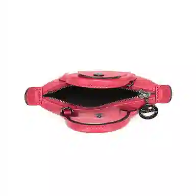 Longchamp Le Pliage Cuir Mini Red