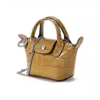 LONGCHAMP Le Pliage Cuir Crocodile Mini