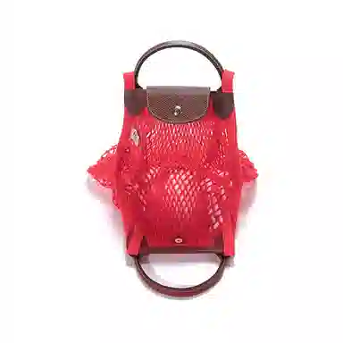 Longchamp Le Pliage Filet Red