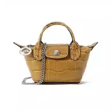 LONGCHAMP Le Pliage Cuir Crocodile Mini