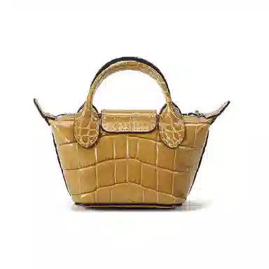 LONGCHAMP Le Pliage Cuir Crocodile Mini