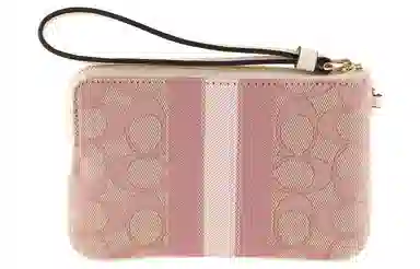 COACH Boxed Wristlet Small Pink