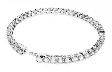 Swarovski Matrix Tennis Bracelet Silver