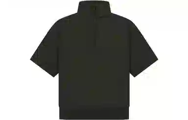 Fear of God Essentials Kids Halfzip Mockneck Off-black