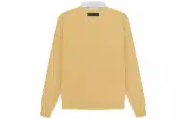 Fear of God Essentials Waffle Henley Rugby Light Tuscan