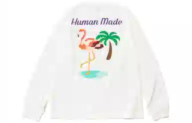 HUMAN MADE FLAMINGO LS TEE T