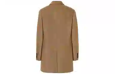 美洋 纯色双排扣宽松西装外套 女款