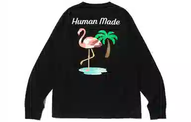 HUMAN MADE FLAMINGO LS TEE T