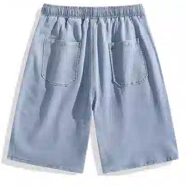 FIDO DIDO Retro Checkered Denim Shorts