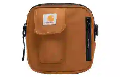 Carhartt WIP Essentials Logo Crossbody Bag Brown
