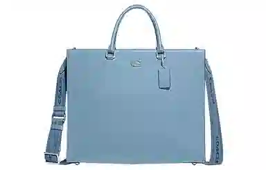 COACH Canvas 40 Logo Tote