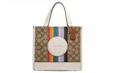 COACH Dempsey Tote 22 Logo Tote
