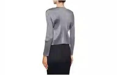 PLEATS PLEASE ISSEY MIYAKE Cardigan Grey