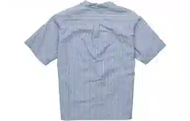 Gucci SS23 Striped Logo Embroidered Shirt