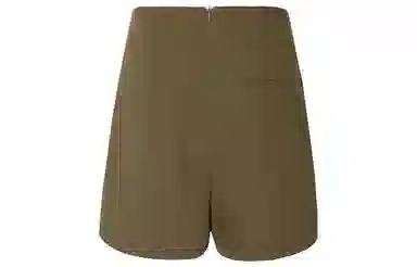 美洋 纯色高腰直筒短裤 女款